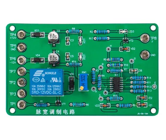 ชุดคิทวงจรควบคุมความกว้างของพัลส์สำหรับงาน DIY การเชื่อม การสอน การฝึกอบรม การติดตั้ง และการวินิจฉัยความผิดปกติของวงจร JS-56-194