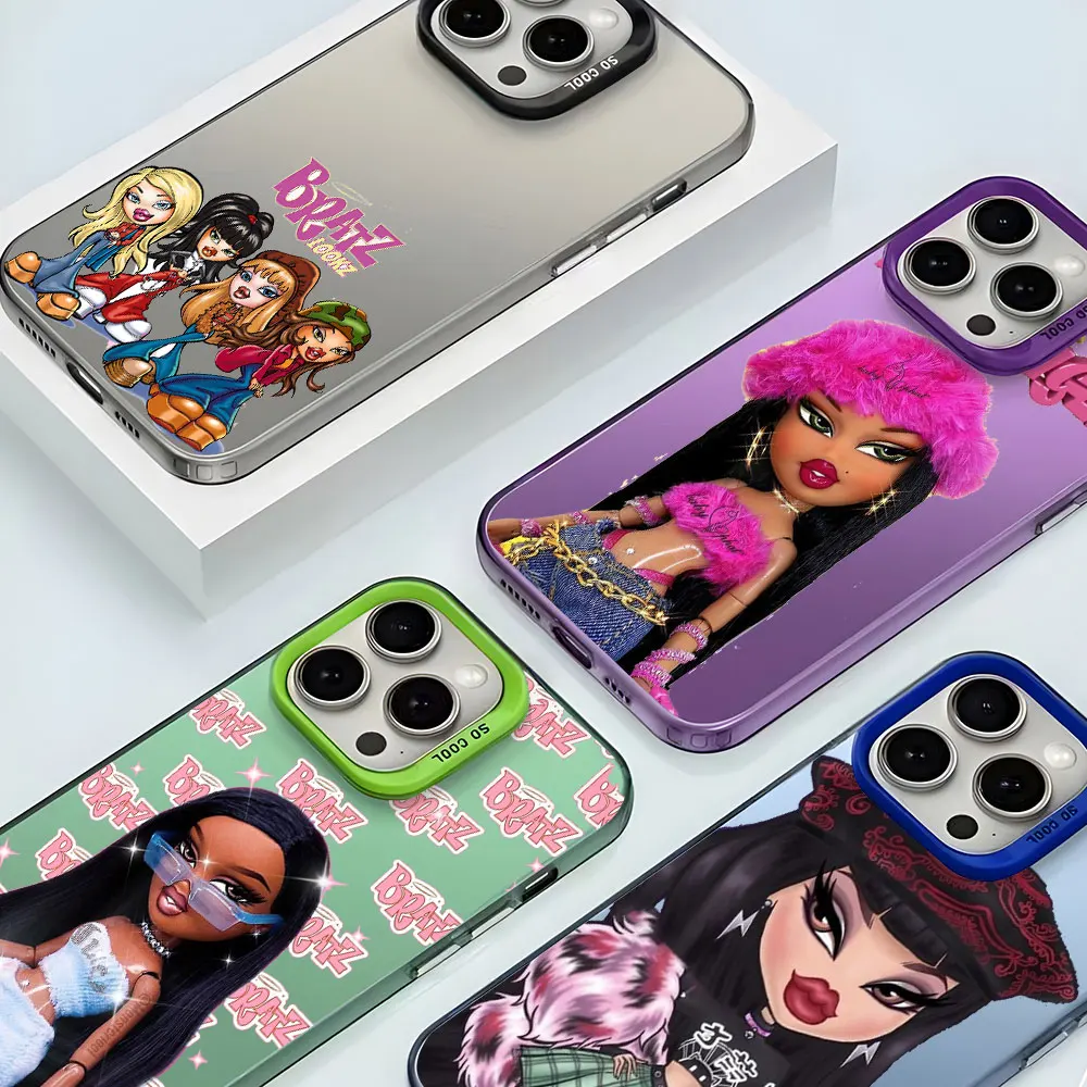Lovely Doll Bratz Case for Apple iPhone 11 16e 14 15 16 Plus 12 Pro 13 Mini XR X XS Max Shockproof Phone Cover Bumper view 3