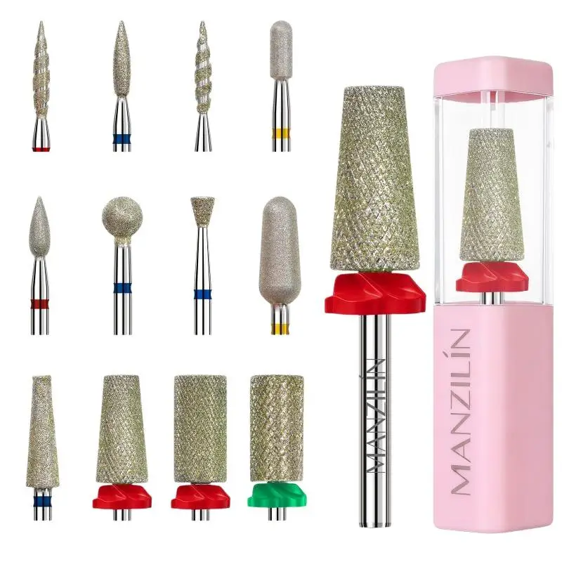 Safety Under Nail Cleaner Nail Drill Bit Diamond Sliver Nail Gel Cuticle Remover Drill Bit Suitable For Home-based Nail Salons