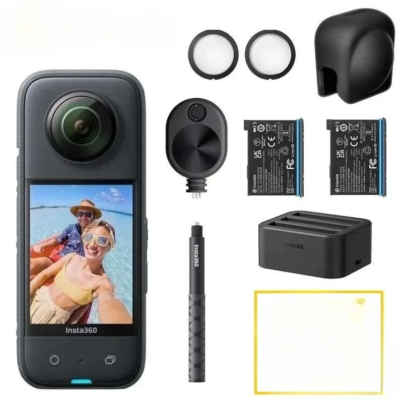 بطارية Insta360 X3 Action 1800 مللي أمبير في الساعة 5.7K فيديو 10 متر مثبت تدفق مقاوم للماء Insta 360 ONE X 3 Sports #1