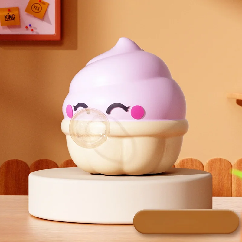 Stress-relieving Toys Cartoon Food Pop Bubble Squeeze Toys Relieve Anxiety Spit Bubbles Toy Gifts For Boy Girl Kids Adults