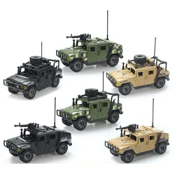 World War Army Military Soldiers Police SWAT Armored Vehicle DIY Building Blocks Bricks Children's Toys Gift