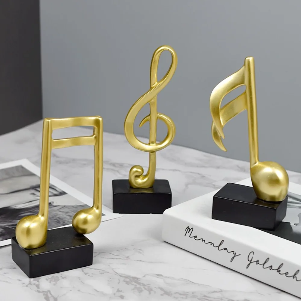 Music Golden Award Trophy Singing Competition Craft Souvenirs Small Prize Cup Piano Ornaments Resin Winner Award Trophy
