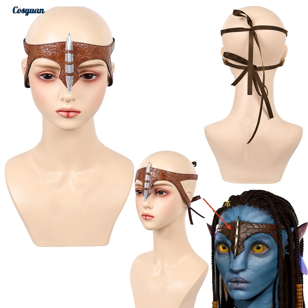 2025 Movie Avatar of Fire Ash Brown Leather Headwear Accessories Party Disguise Halloween Carnival RolePlay Props Outfits Suits