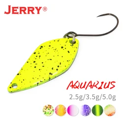 Jerry Aquarius Micro Area Trout Fishing Spoon Lures High Quality 1.9g 2.3g Artificial Wobbler Hard Lure For Bass Perch