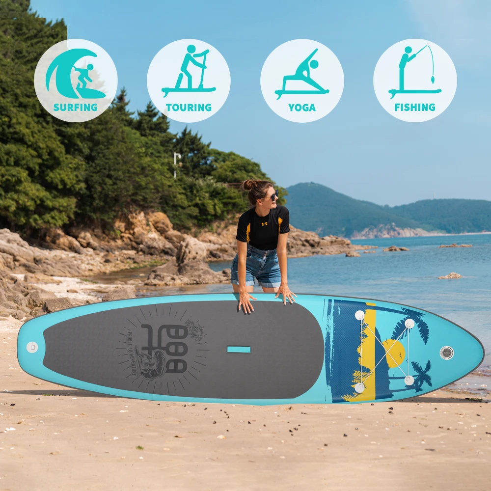 FunWater 335CM US Warehouse Sup Board Inflatable Surfboard Stand Up Paddle Board Inflatable Sup PaddleBoard with Accessories