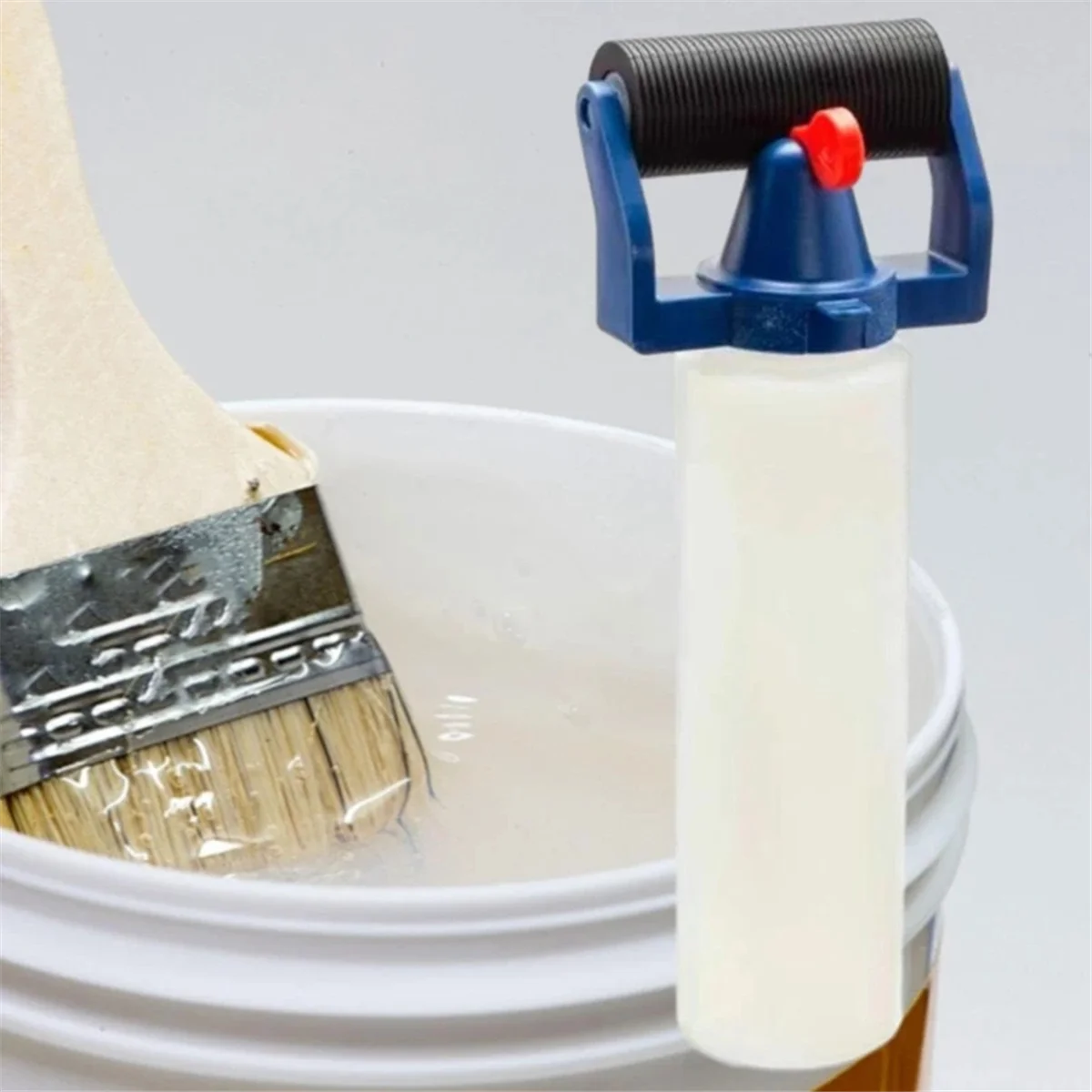 ABKO-2PCS Applicatore di colla Dispenser a rullo Bottiglia per applicatore in plastica PE Bottiglia di colla da 8 Oz per la lavorazione del legno Fornitura di vernici