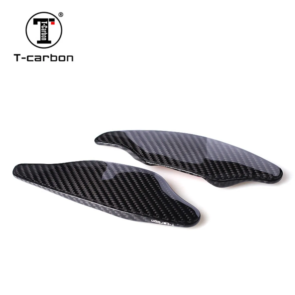 Fit For Audi S3 S5 A5 S6 SQ5 RS7 S8 RS3 RS6 Carbon Fiber Steering Wheel Paddle shifter T-carbon Auto Interior Accessories