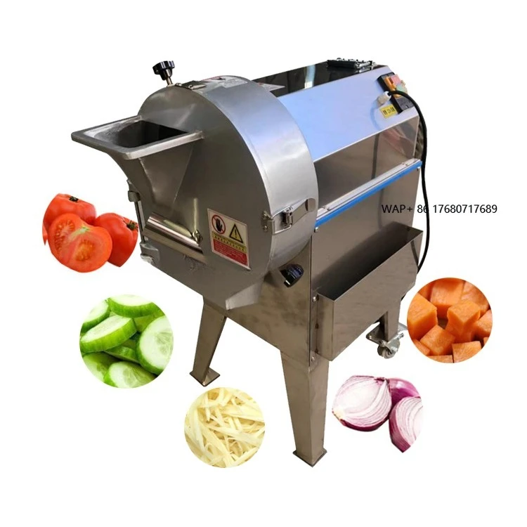 

Automatic Electric Commercial Cut Fruit Potato Slicer Dicer Vegetable Diced and Sliced Industrial Cutting Machine
