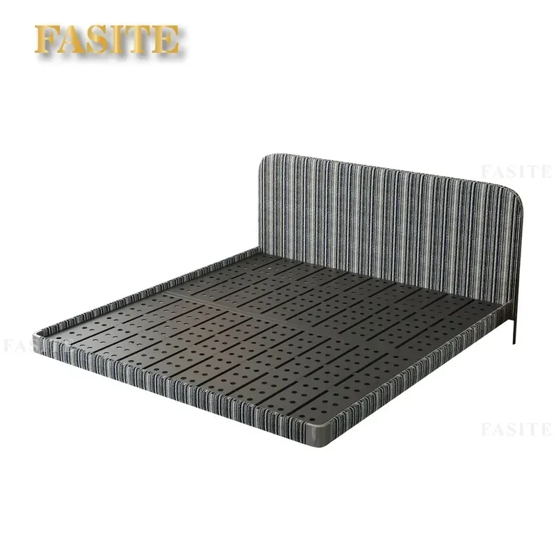 For Small Apartment Space Saving Suspended Bed Carbon Steel Frame Modern Simple Soft Bunk Bed Eco Friendly Zero Formaldehyde