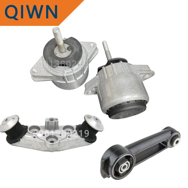

4Pcs Engine Trans & Torque Strut Mount 94637505722 94637505822 97037511801 95537510113 for 2011-16 Porsche Panamera 3.0L 3.6L