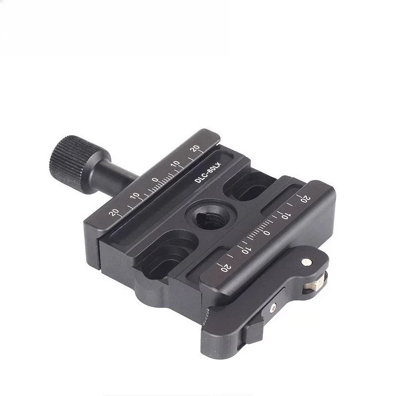 60mm Quick Release Clamp, Arca-Swiss Type Camera Tripod Mount with Screw/Lever Lock