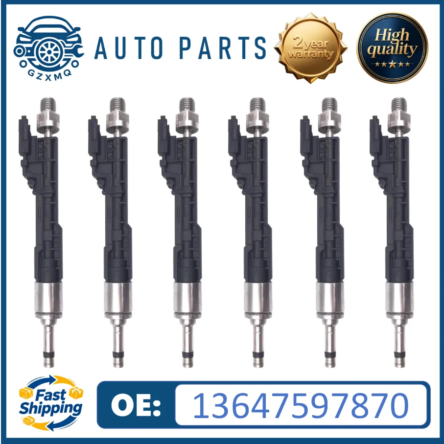 

13647597870 High quality 1/4/6pcs Fuel Injectors For BMW X1 X3 X5 X6 335i 535i 640i 740i#0261500109 7597870