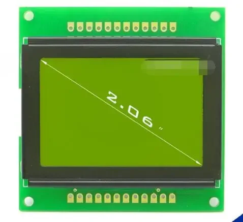 SMR1004-A Yellow green screen 1004A character dot matrix LCD module Yellow green background black words 5V parallel port 10 * 4