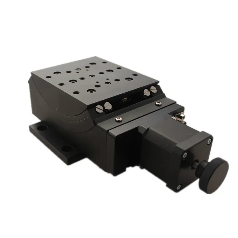 NT03GA45 Precision electric Angle station Gear ratio 288:1 ±45° Angle tilt table 90mmx104mm