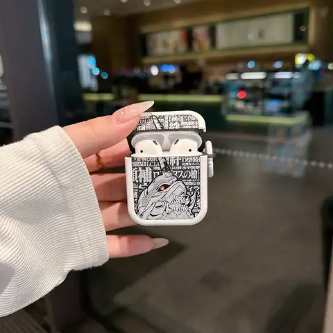Neon Genesis Evangelion Asuka hörlursfodral söt skönhet lämplig för AirPods 1 2 3 4Pro tecknat fodral högtid pojkar födelsedagspresenter 8 best sales Hörlurar Evangelion - №3
