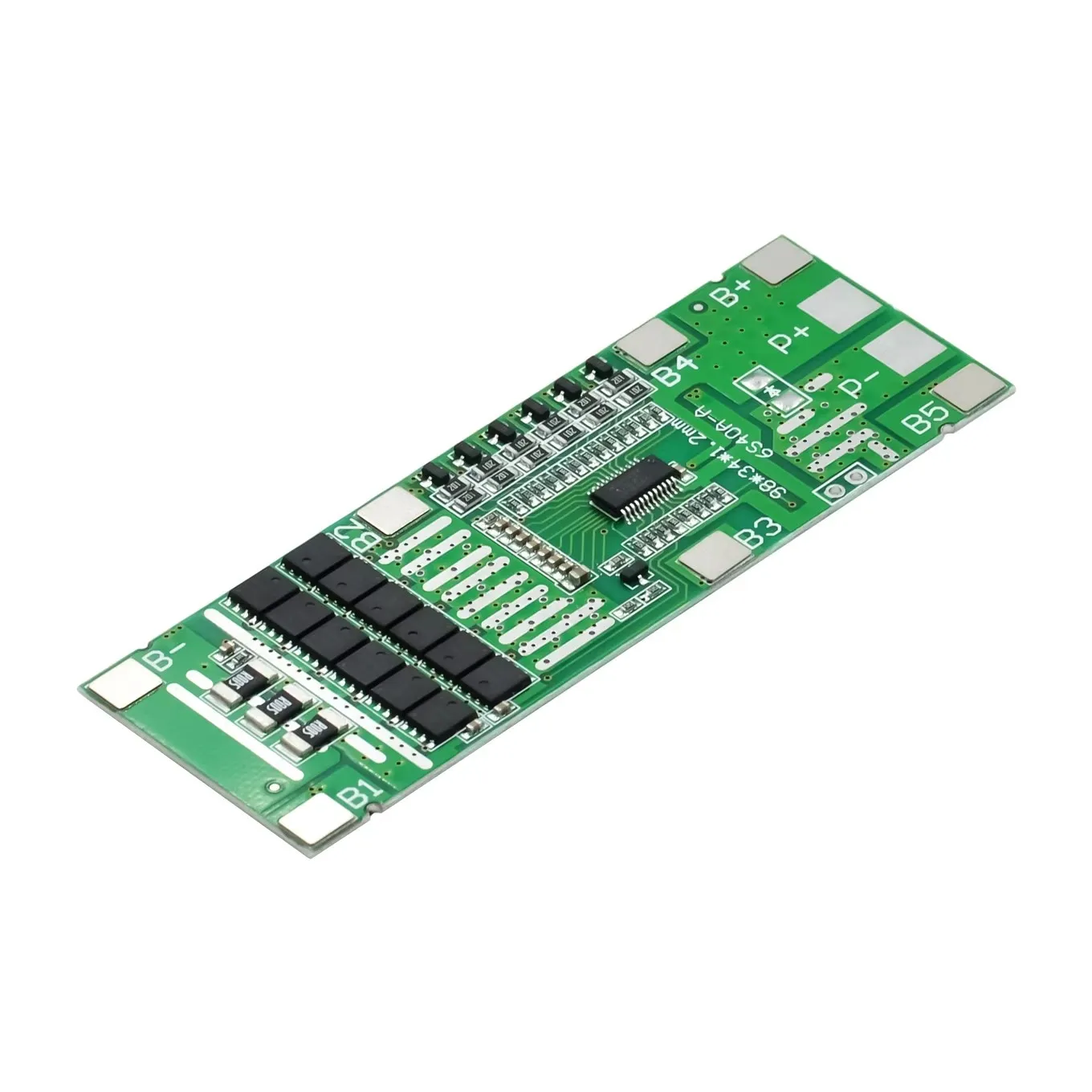 24V 6S 40A 18650 Li-Ion Lithium Battery Poretect Board Solar Lighting Bms Pcb With Balance For Ebike Scooter