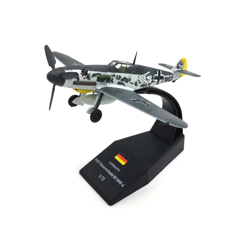 JASON TUTU 1/72 Scale German World War II Fighter BF109 Plane Diecast Metal Military Aircraft Model Collection Drop Shipping