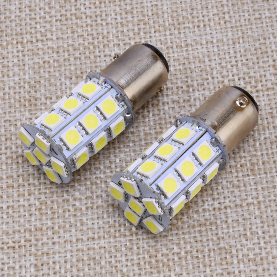 

2Pcs 1157 27SMD 12V Red Light Turn Signal Tail Brake Stop Lamp LED Bulb
