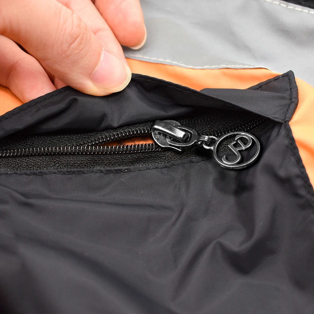 WOSAWE High Visibility Reflective Vest Motorcycle Cycling Sports Outdoor Reflective Safety Clothing Reflective Vest Windbreaker image 5
