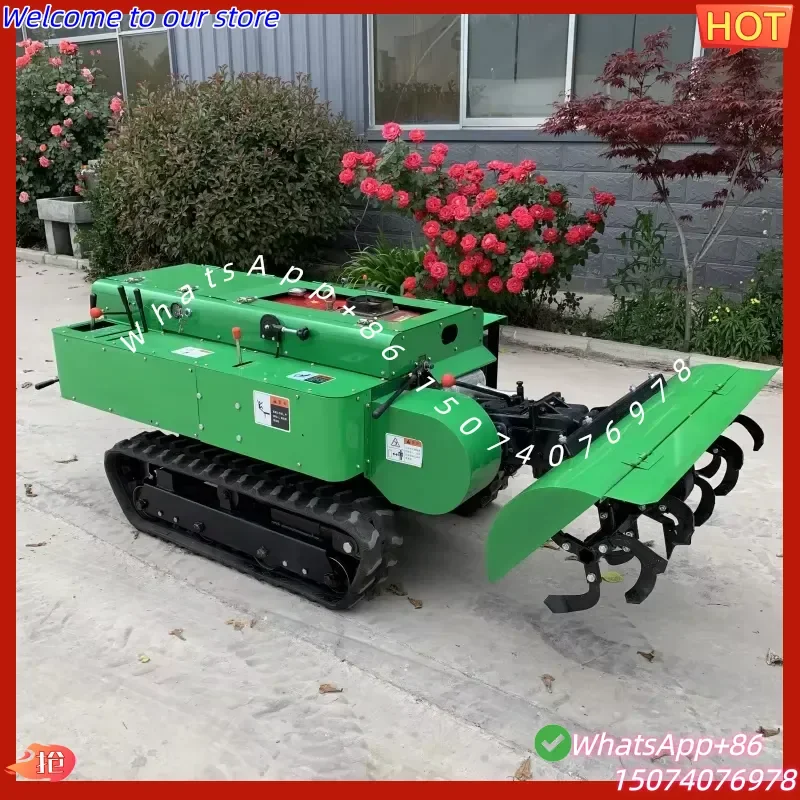 2026 Multifunctional Rotary Tiller Cultivator Farm Machinery Mini Tiller Walking Tractors Micro Tillage Machine
