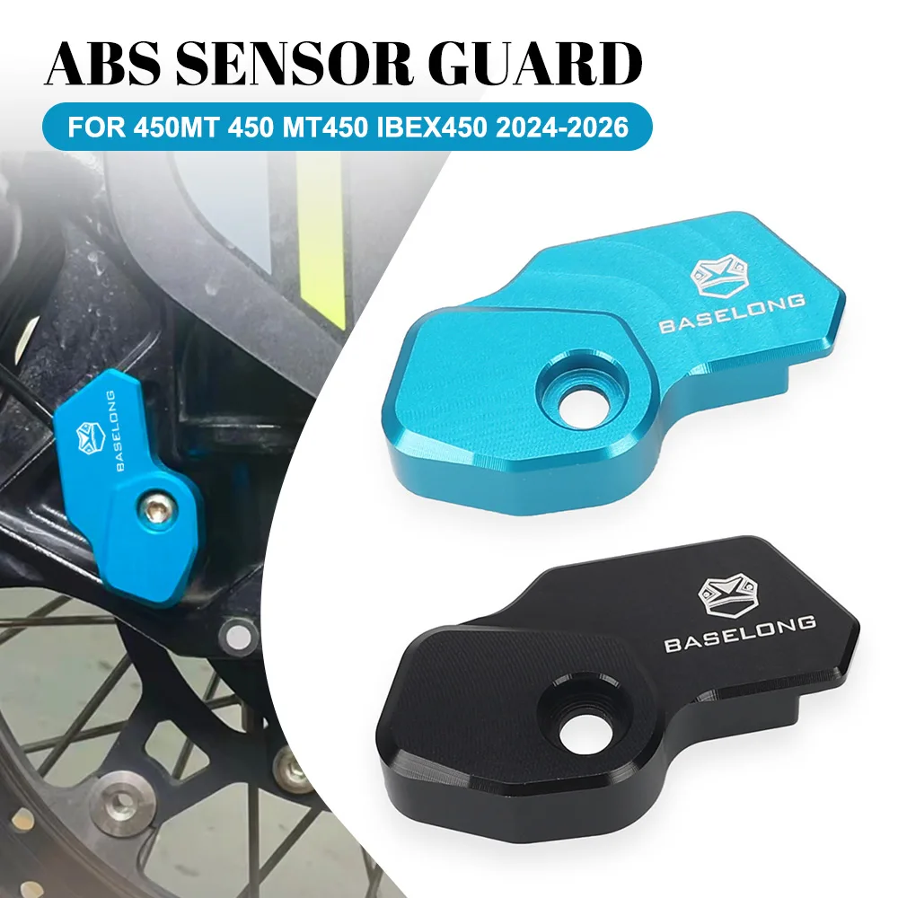 FOR CFMOTO CF MOTO 450MT 2025 2026 Motorcycle Front ABS Sensor Guard Cover Protector Brake Calliper 450 MT CF450MT IBEX450 2024
