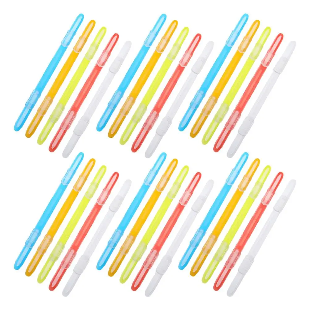 

30 Pcs Document Binding Clip File Strip Fasteners Loose Leaf Clips Prong Pp Paper Plastic