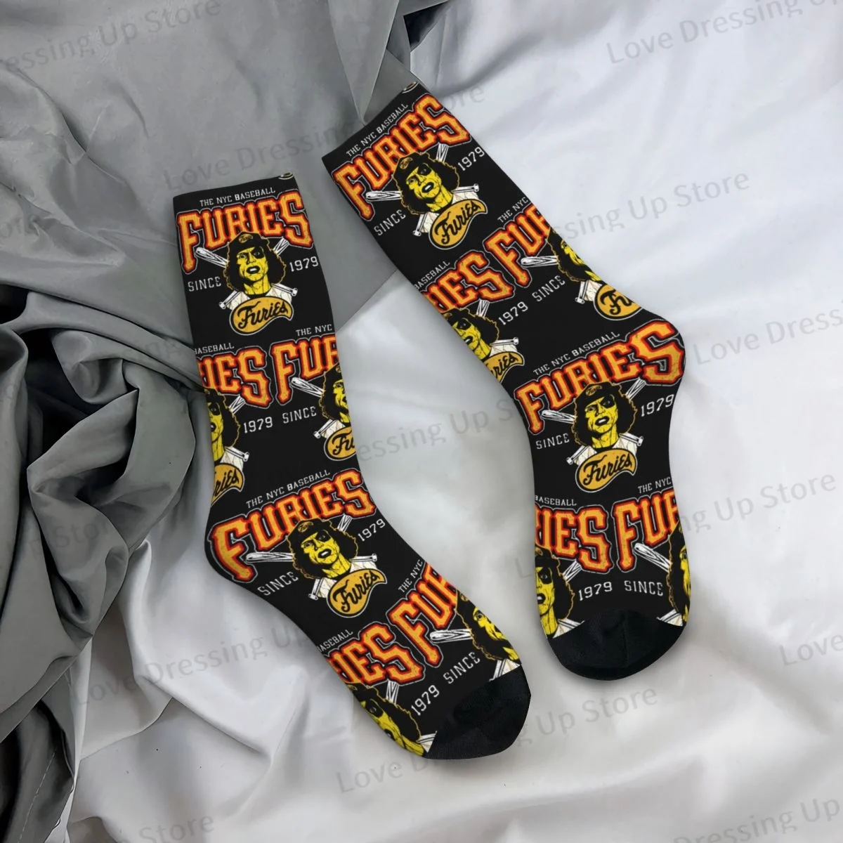 Baseball Furies From Warriors Unisex Winter Socks Cycling Happy Socks Street Style Crazy Sock