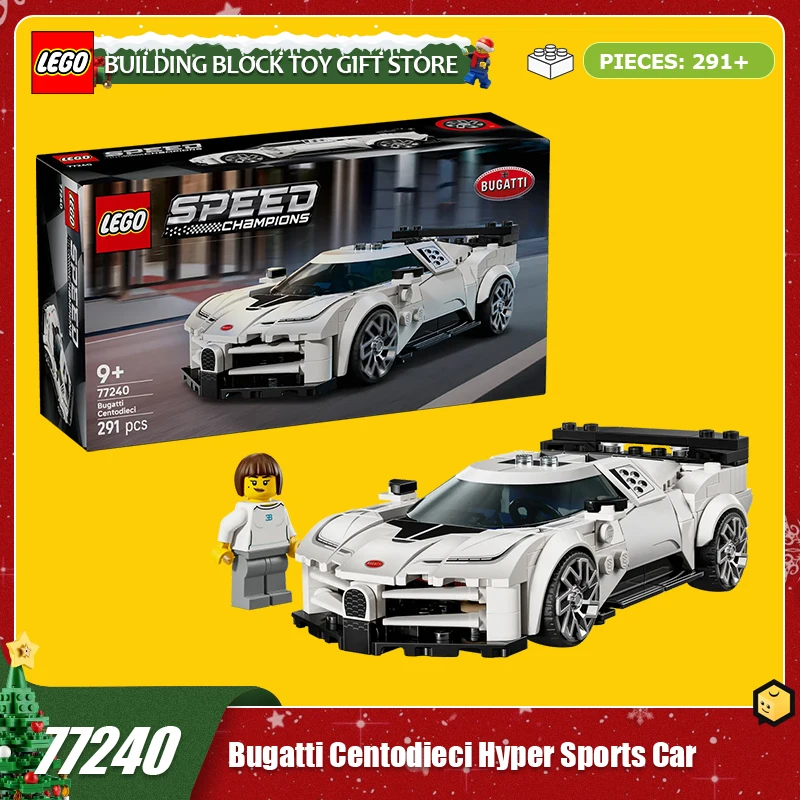 

Lego Building Blocks 77240 Bugatti Centodieci Supercar Racing Model Building Blocks Set Children's Toys Christmas Gift
