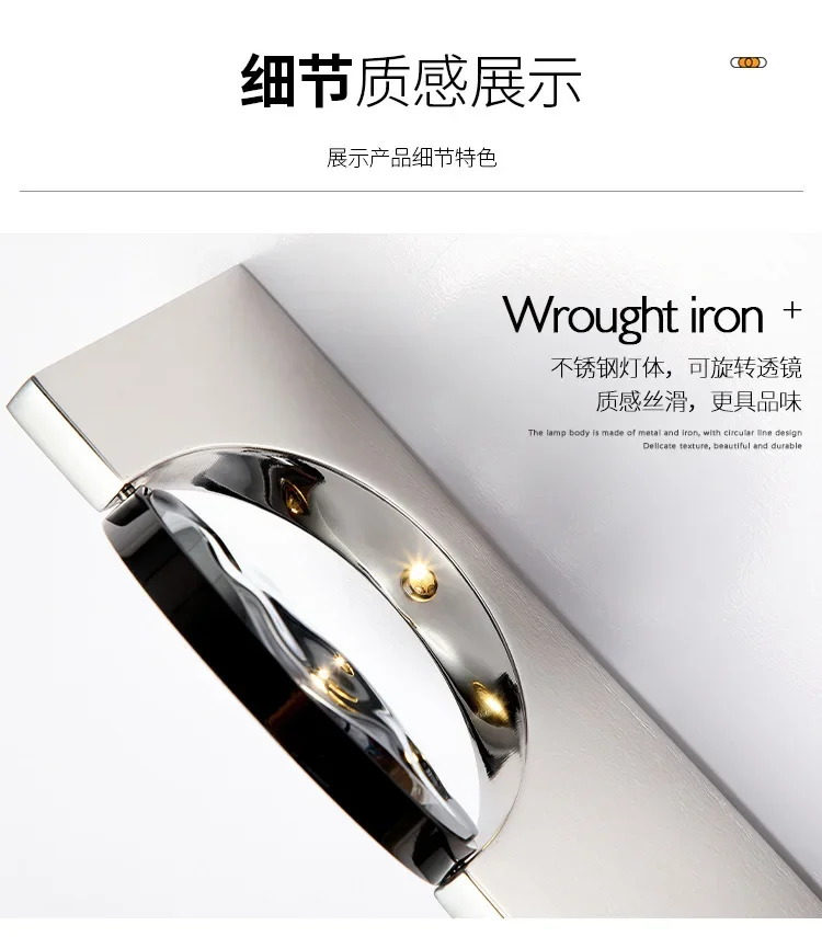 Creative Art Ripple Wall Lamp Minimalist LED Wall Sconce Bedroom Bedside BackgroundAisle Porch Corridor Atmosphere Wall Light