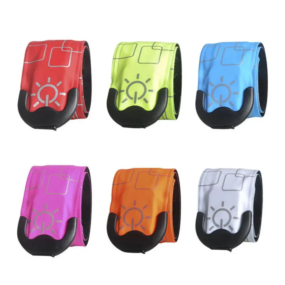 

Rechargeable LED Armband Running Slap Glow Bracelets LED Light Up Wristband for Night Cycling Walking Joggers Running Gear