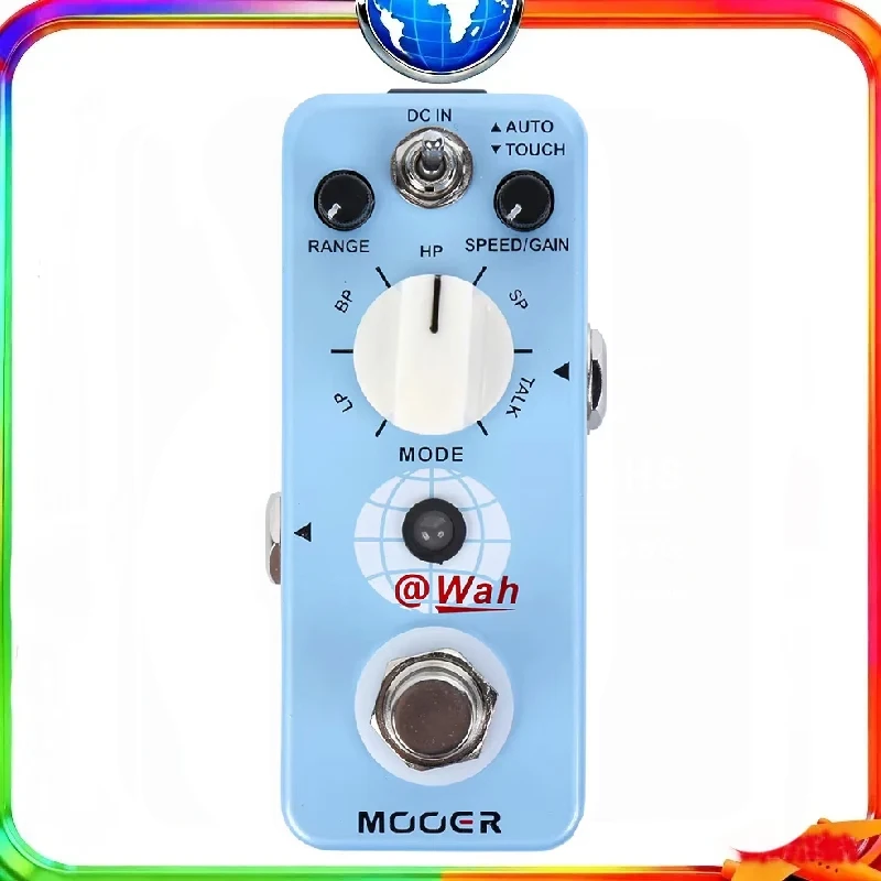 

MOOER-Auto Wah Pedal with Full Metal Shell Essential, Digital 5 Modes, LP, BP, HP, SP, TALK, Funk, Disco, Jazz, True Bypass⚡