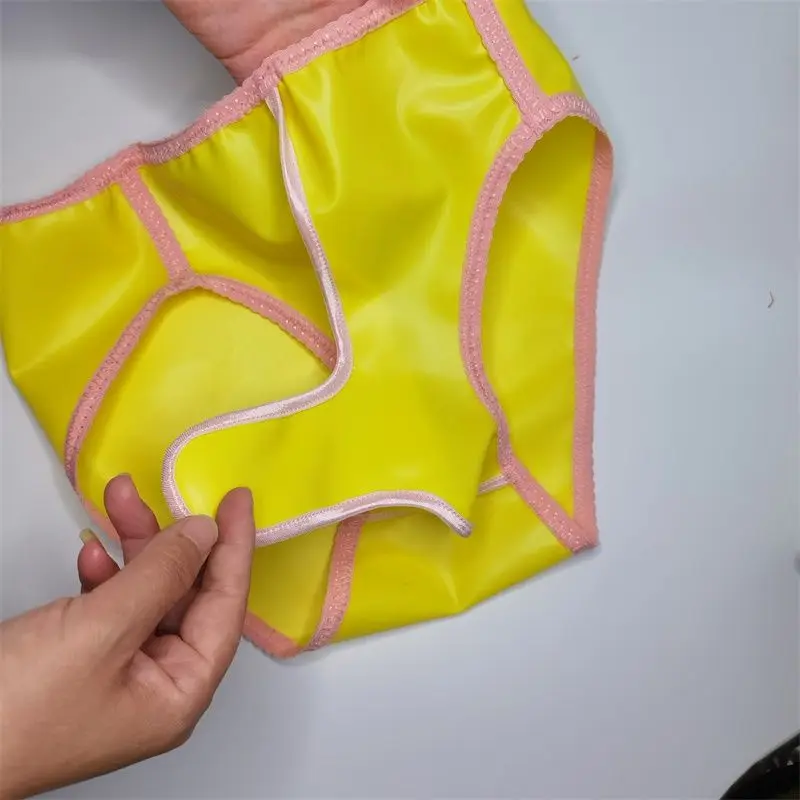 Rubber briefs emotional sex panties