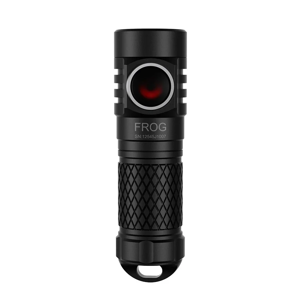 Lumintop FROG Mini LED Flashlight 750 Lumens Rechargeable Torch Lighter by 10280 or 10440 Battery for Camping Self Defense