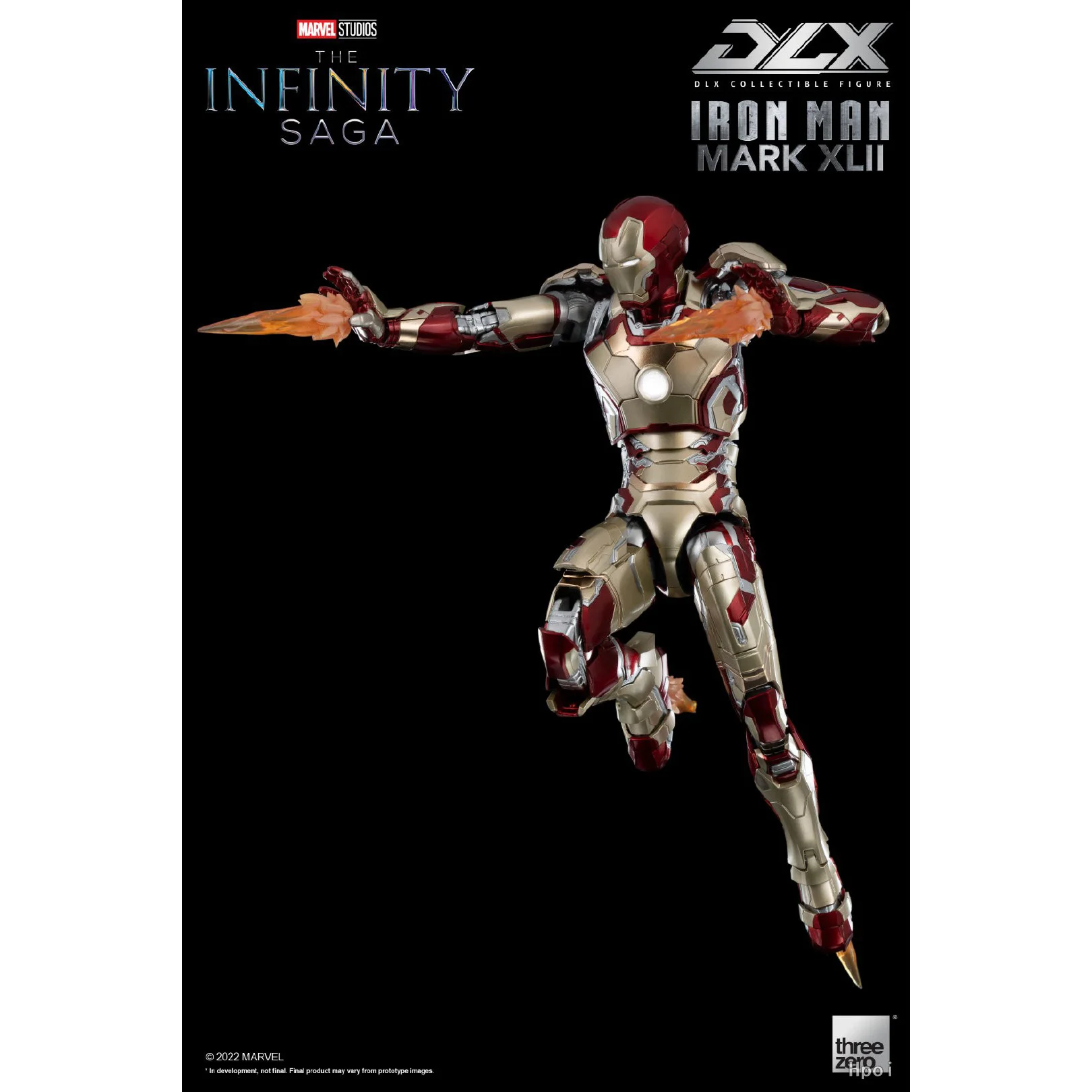 In magazzino 100% originale Threezero DLX Iron Man 3 Iron Man Mark 42 Movie Character Model Art Collection Toy Gift