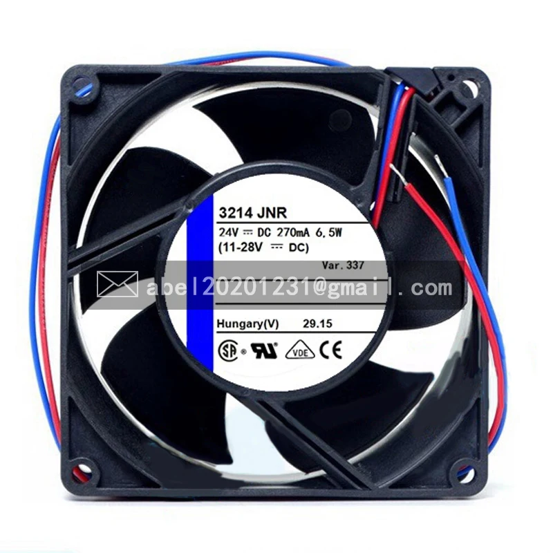 

BRAND NEW ORIGINAL 3214JNR 3214 JNR 24V DC 270MA 6.5W COOLING FAN 9238 9CM 92*92*38MM