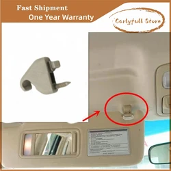For Toyota Land Cruiser Prado 120 LC120 Lexus GX470 2003-2009 Car Roof Sunvisor Sun Visor Fixed Clip Buckle Hook Bracket