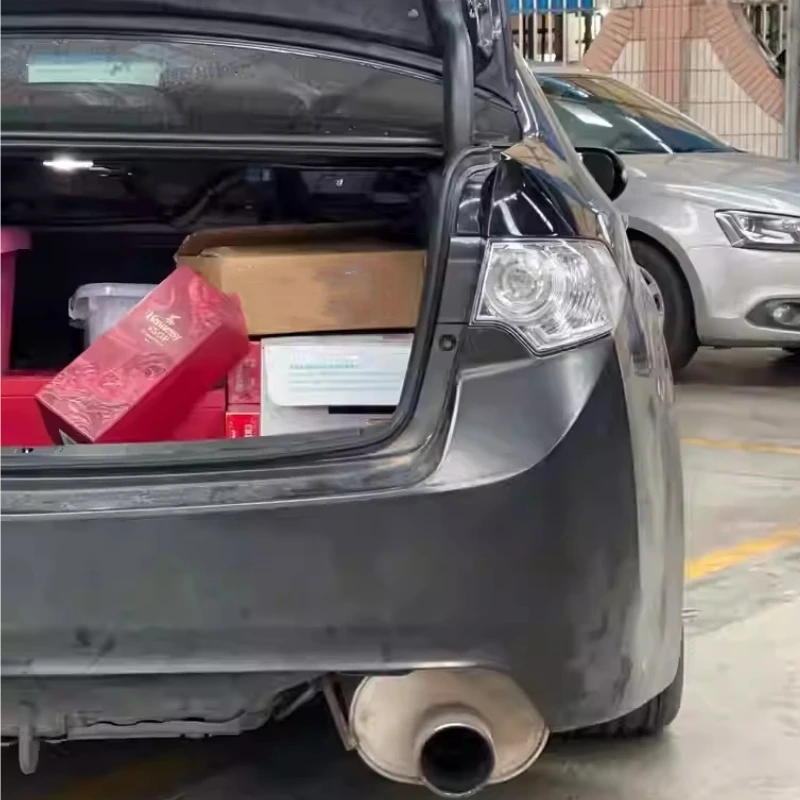 غطاء الضوء الخلفي لهوندا سبيور أكورد CU2 أكورا TSX مصباح خلفي شفاف معدل بدون حامل مصباح لمبة