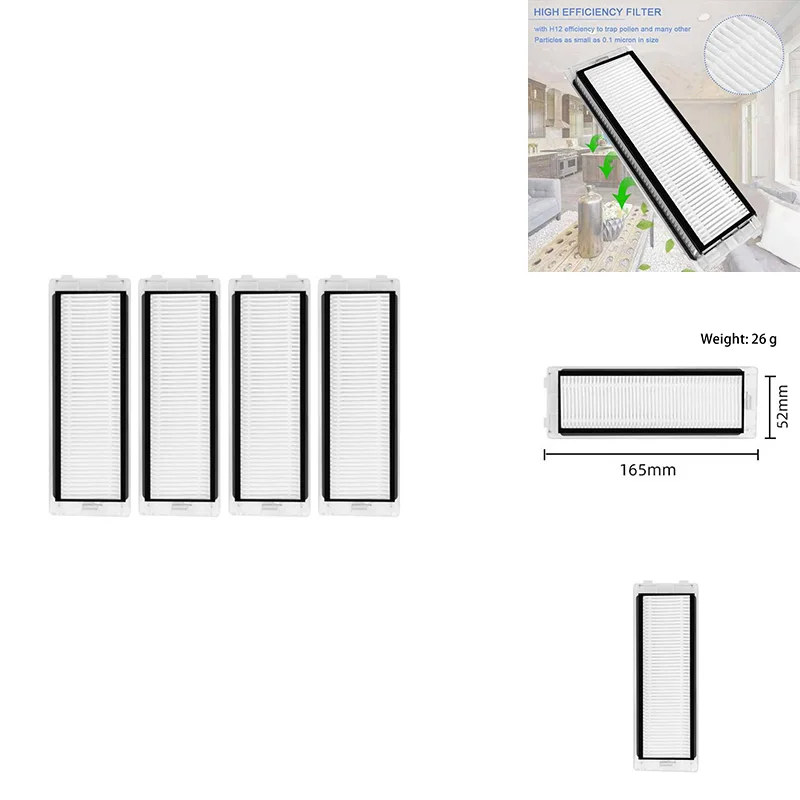 Roborock-روبوت مكنسة كهربائية قطع غيار ، فلتر Hepa ، P10 ، P11 ، Q Revo