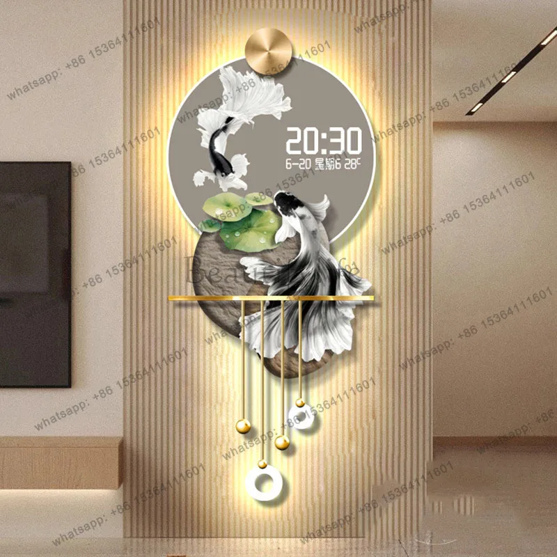Best Sellers Fashion Living Room Wall Clocks Digital Luxury Cute Luminous Wall Watch Restaurant Simple Orologio Da Parete Room D