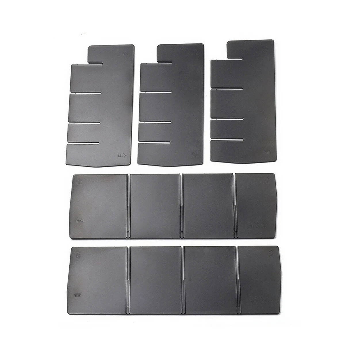 

Center Console Armrest Interval Storage Box Divider Insert ABS for 2021 Ford F150 F-150 Interior Accessories 5Pcs