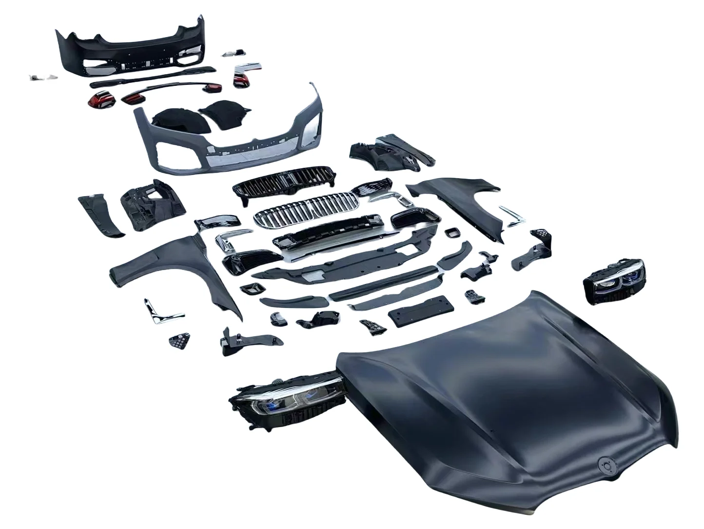 Extreme Makeover: Old To New Full CustomizationFor The  7 Series F02 Upgrade G12 Exterior Kit