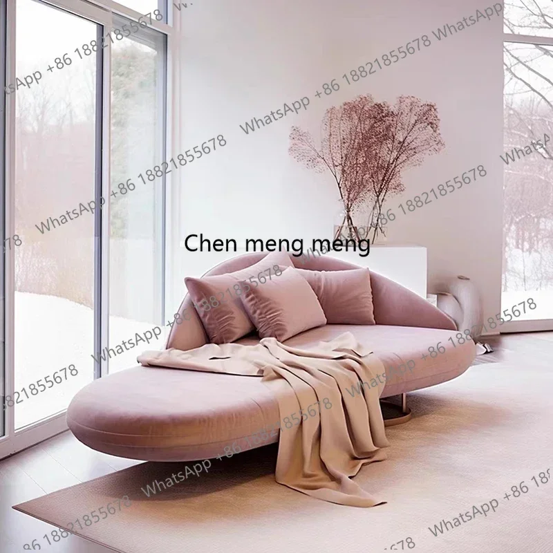 

D182 Italian Simple Living Room Sofas Nordic Lounge Minimalist Lazy Living Room Sofas Europe Family Woonkamer Banken Home Furni