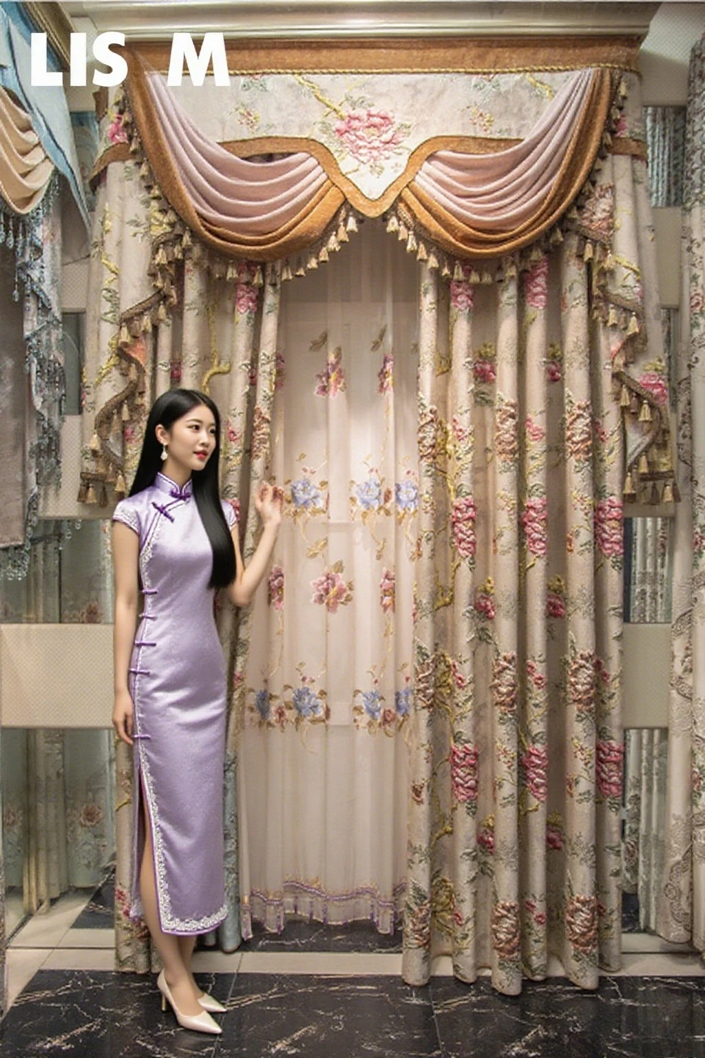 

Embossed Jacquard Curtains for Living Room Bedroom European Luxury Window Decor Custom Elegant Embroidered Window Valance Tulle