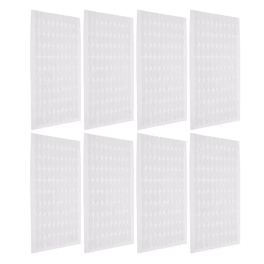

800 Pcs Double Sided Adhesive Dots Clear Thumb Tacks Fabric Stickers High Adhesion Removable Sticky Dots Home Decor Museum
