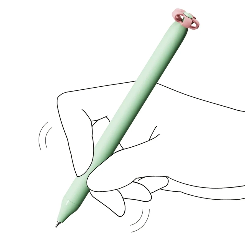 4 قطعة قلم جل قابل للسحب على شكل زهرة قلم جل قابل للسحب قلم كتابة مضحك للطلاب البالغين لكتابة يوميات الملاحظات