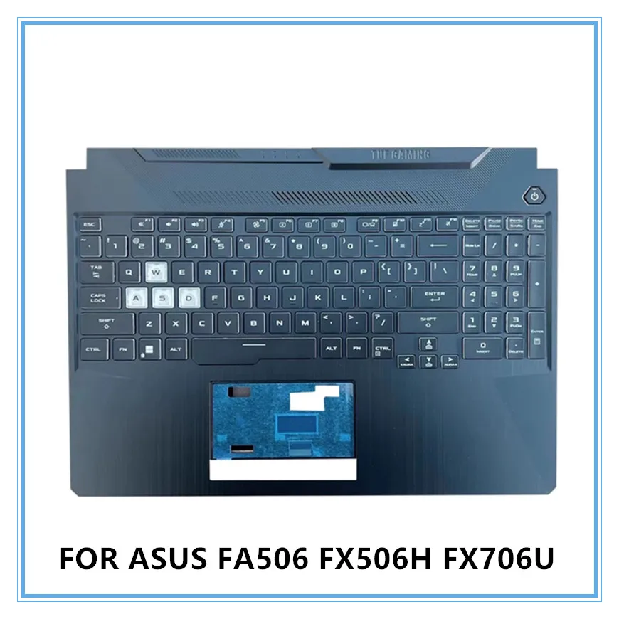 

New Original Palmrest Backlit Keyboard For ASUS FA506 FX506H FX706U FX506LU Laptop Palmrest Upper Cover With US Standard Layout