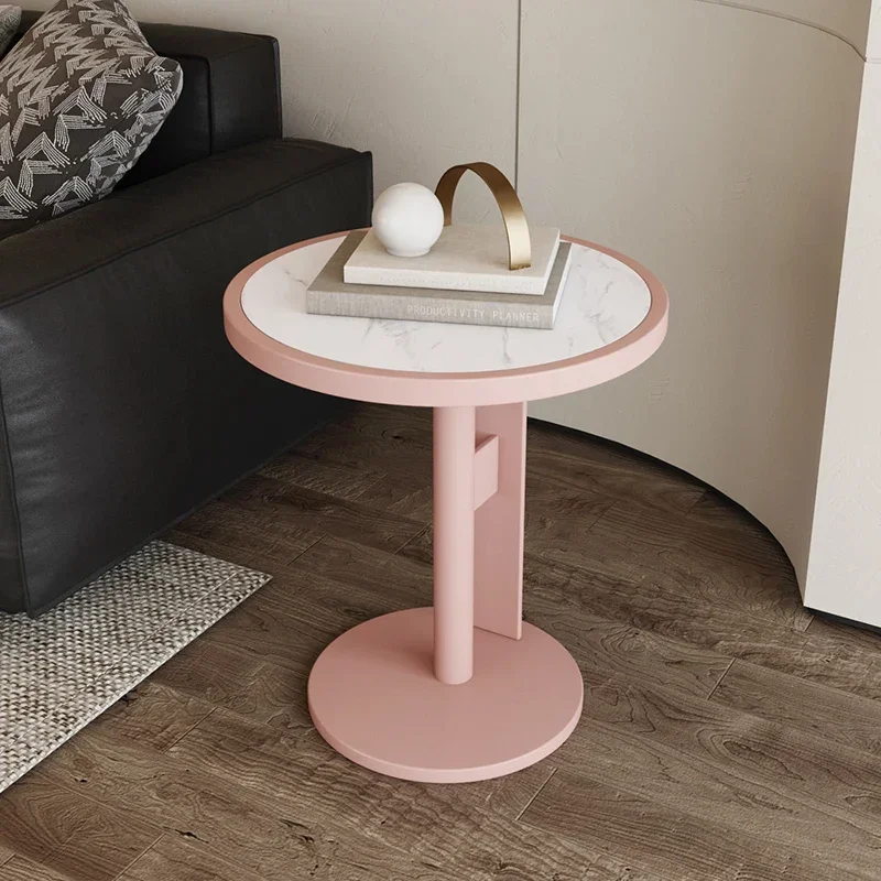 Luxury Round Serving Coffee Tables Modern Living Room Sofa Tv Small Side Table Bedroom Bedside Cabinet Home Furniture Tea Desks