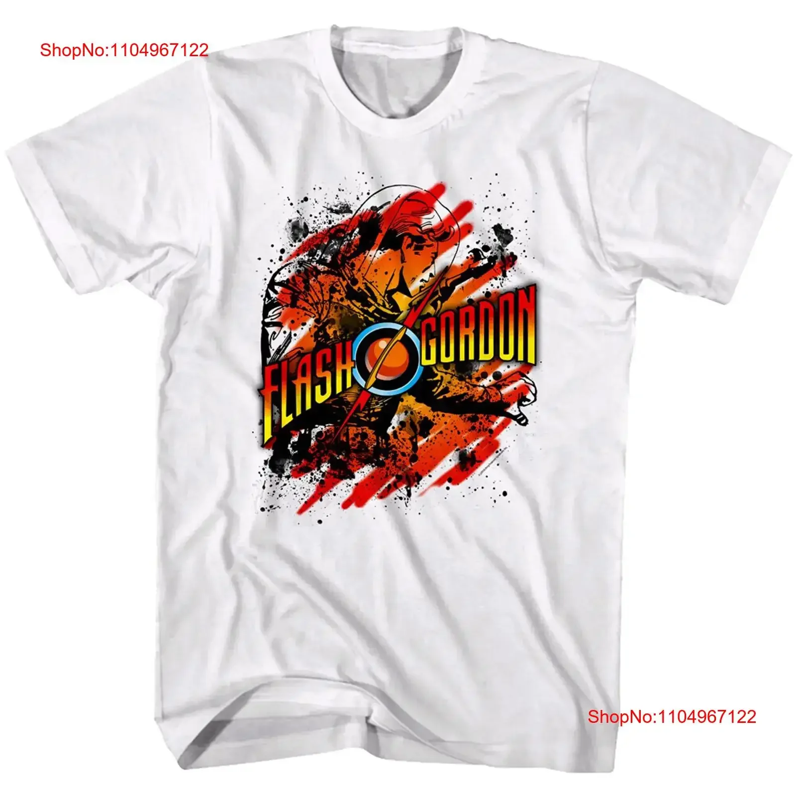 

Мужская футболка с фантастическим логотипом Flash Gordon, винтажная, слегка, унисекс, мягкая, удобная, модная, универсальная, дышащая