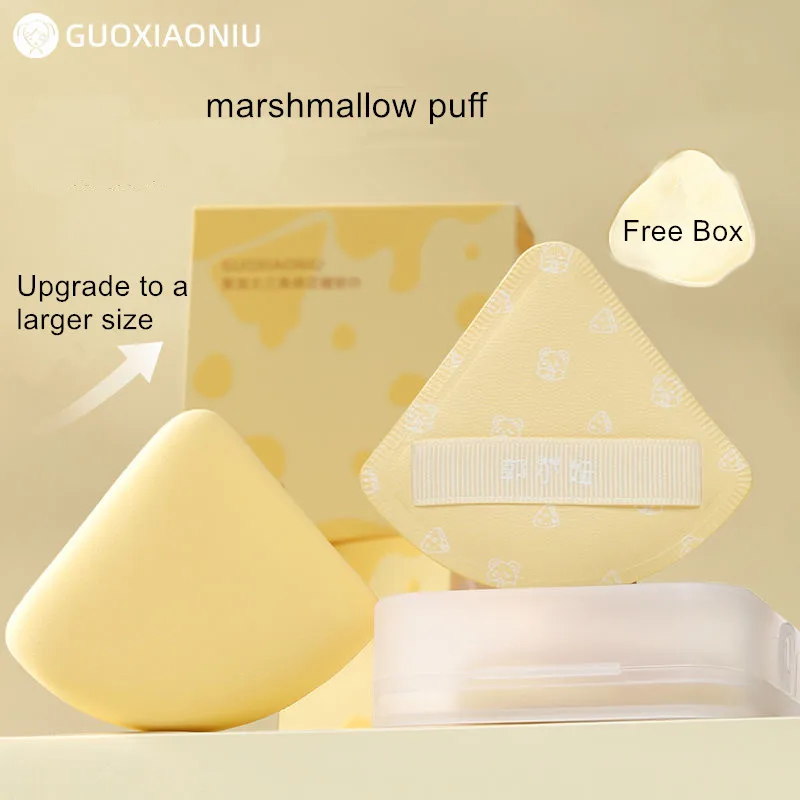 GUOXIAONIU Makeup Blender Puffs Foundation Powder Wet Dry Dual Use Sponge Soft Thick Cosmetics Applicator Tool